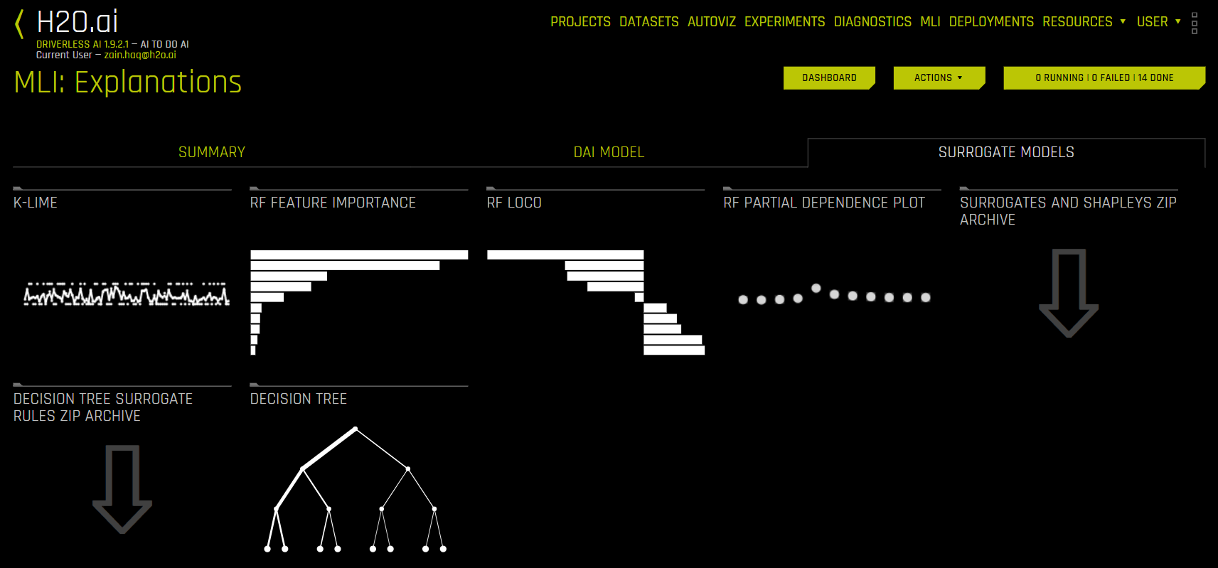 Surrogate Model Tab