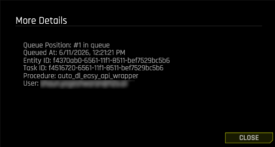 More Details dialog
