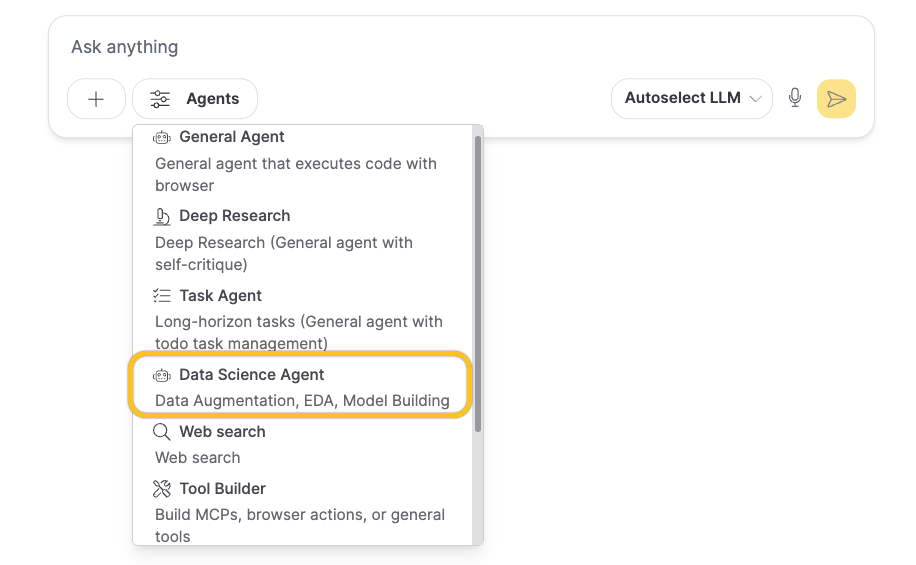 Enable Data Science Agent