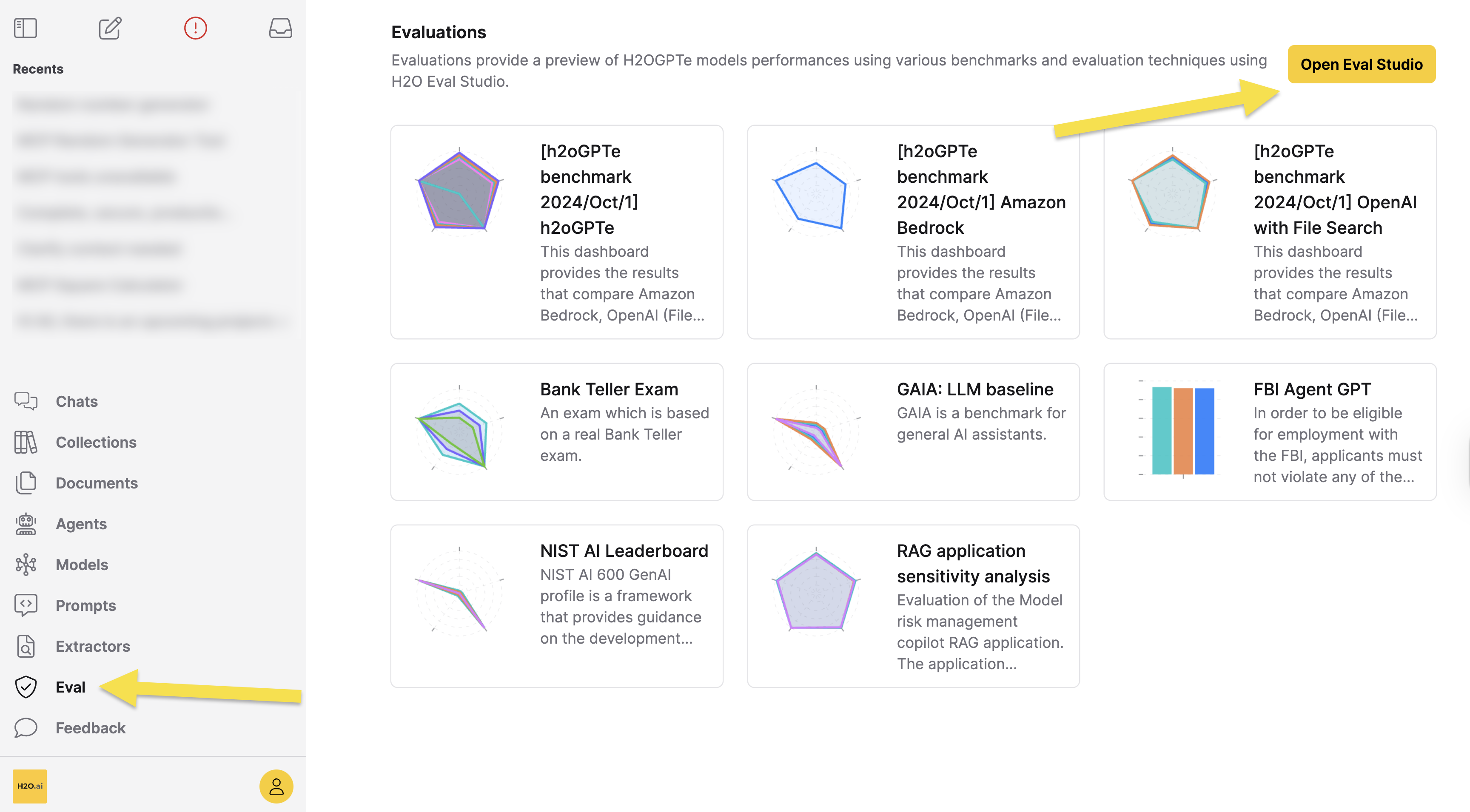 Accessing Eval Studio