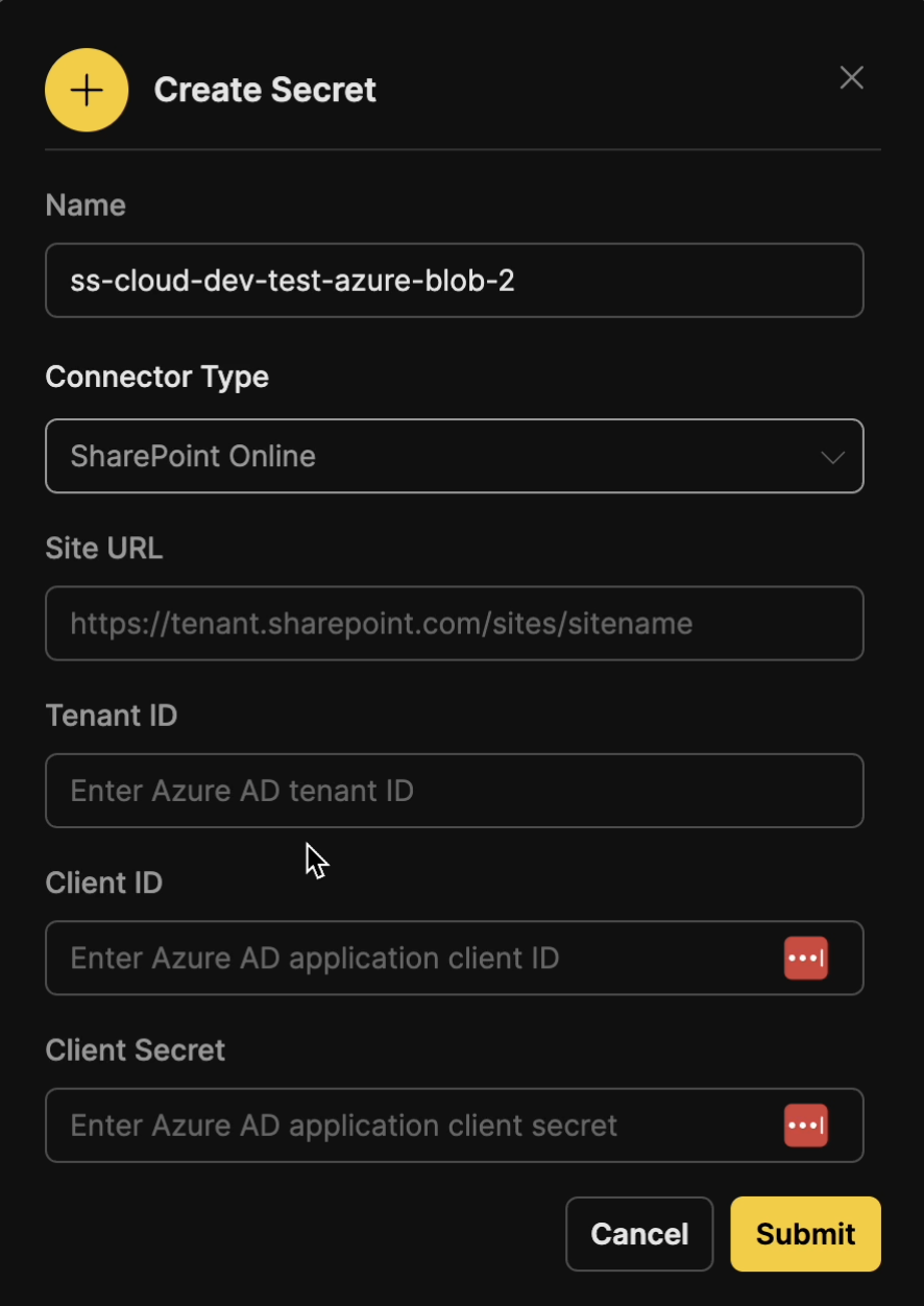 SharePoint Online Credentials