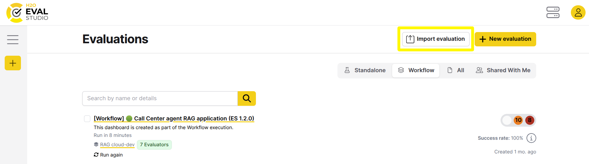 Import evaluation