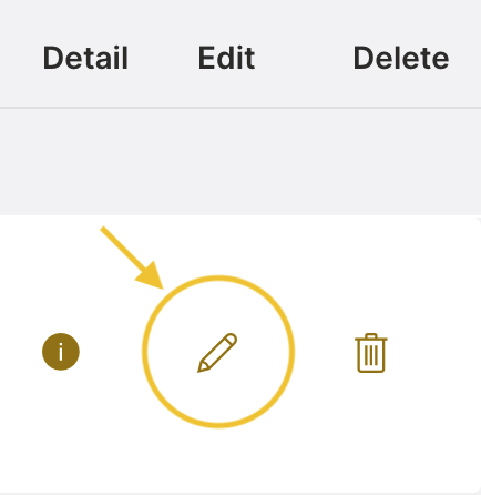 My Apps - edit icon