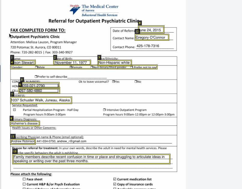 GIF of how to use a bounding box in Page View. Start by drawing the box, then provide the label ID.