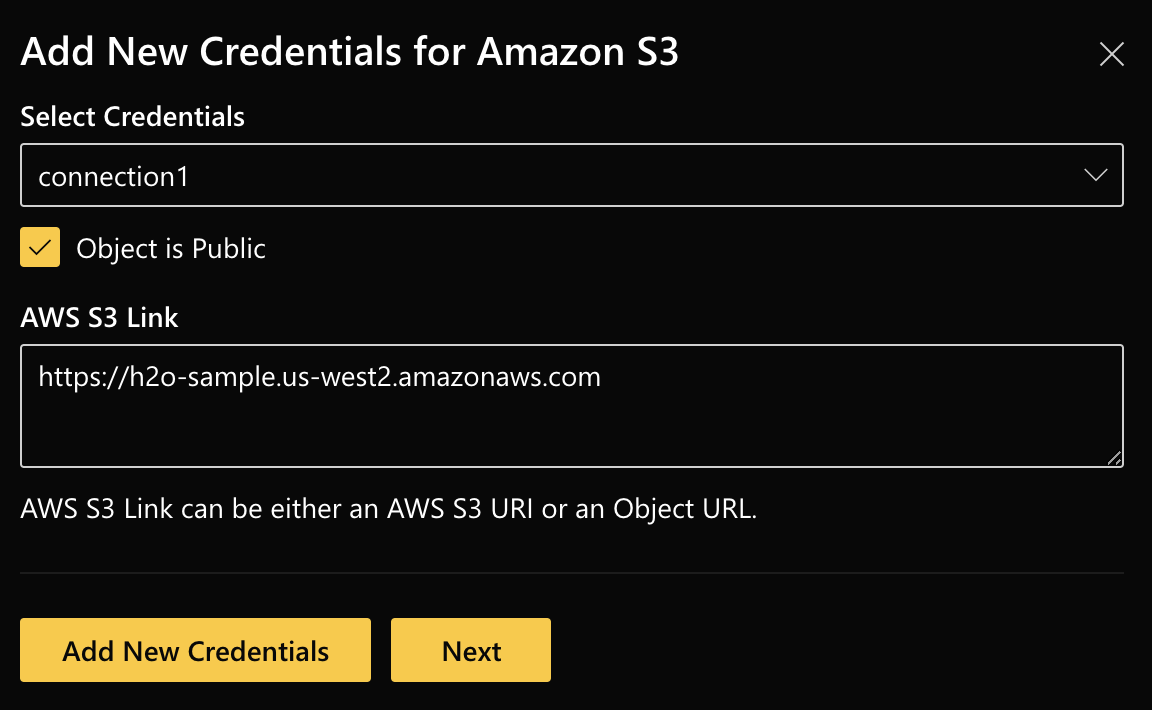 select-data-credentials