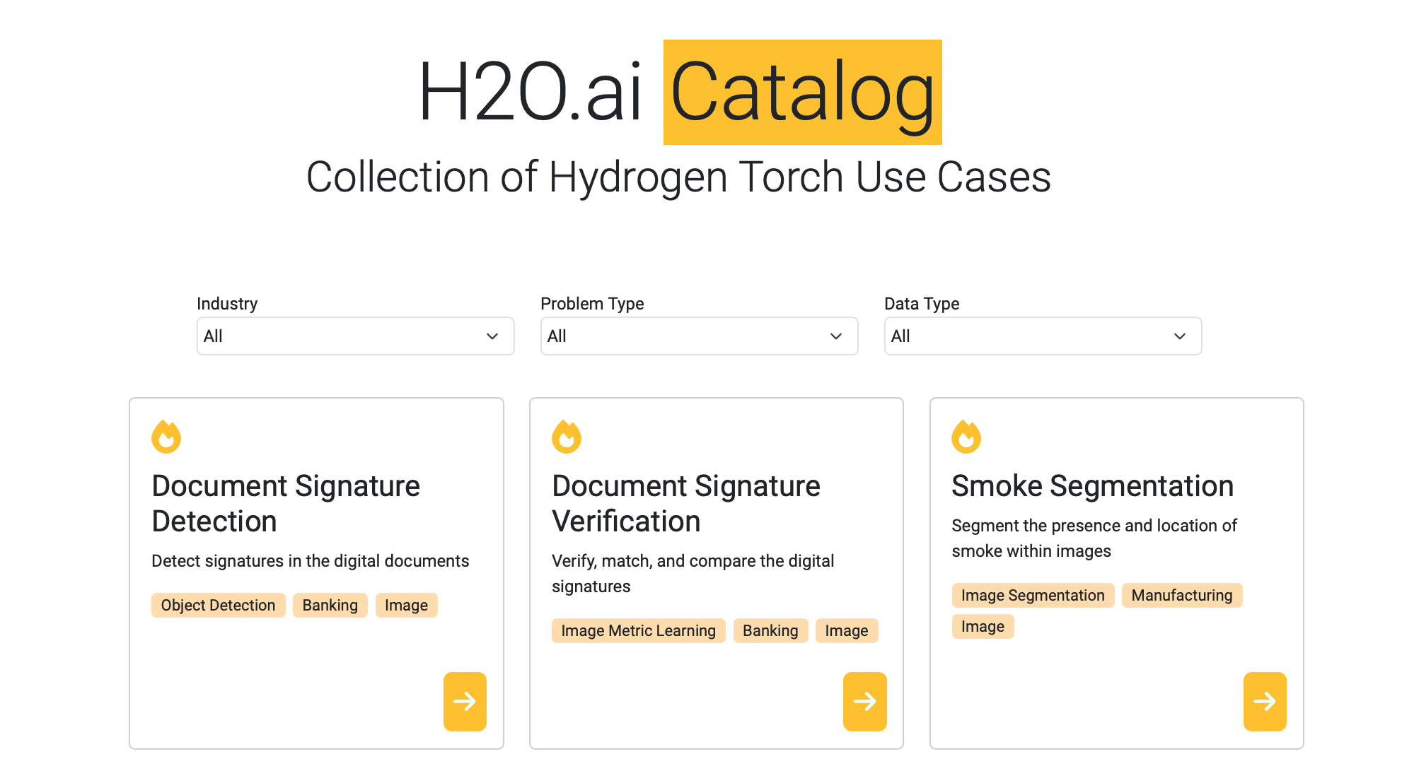 H2O.ai Catalog