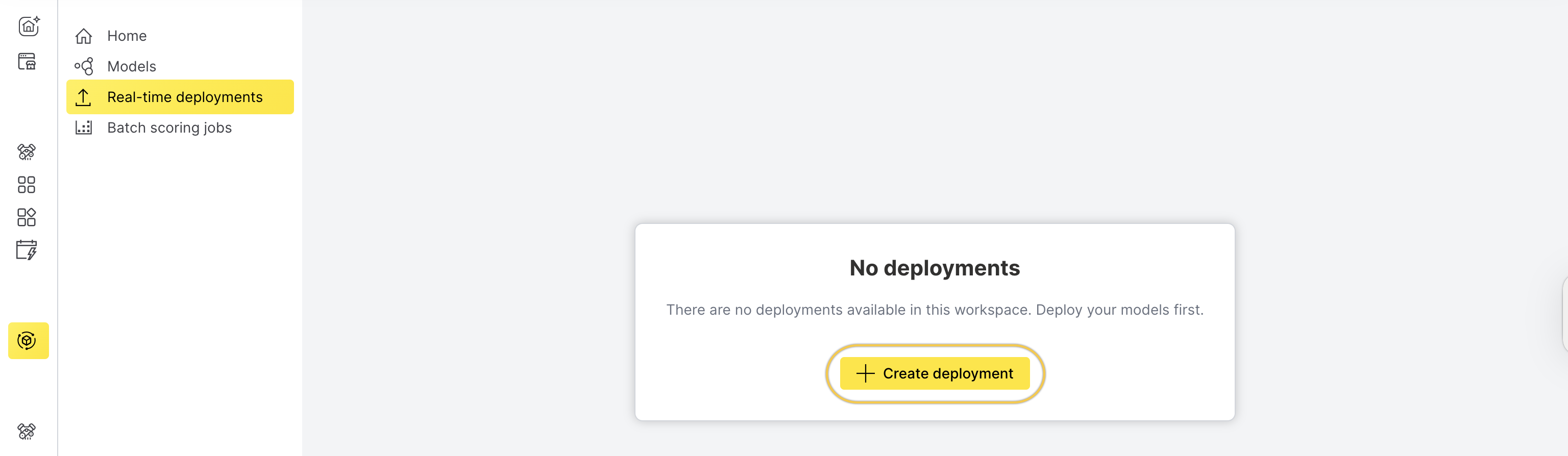 create deployment