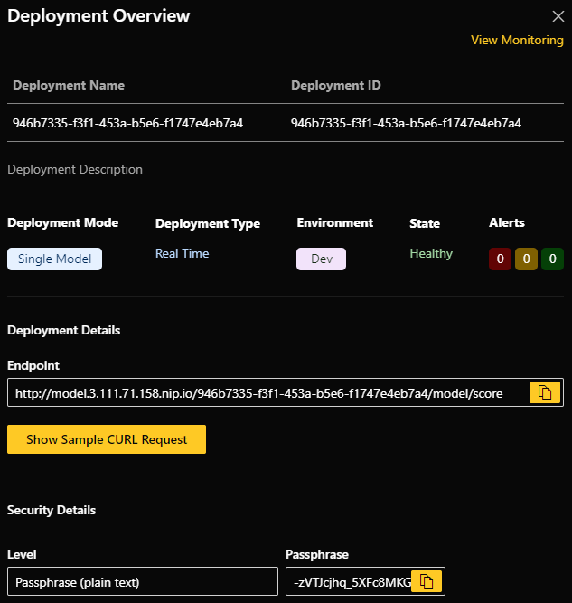 Deployment overview
