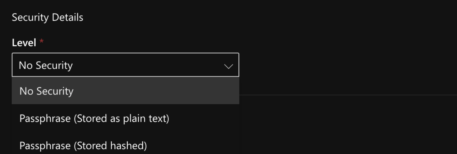 Deployment endpoint security