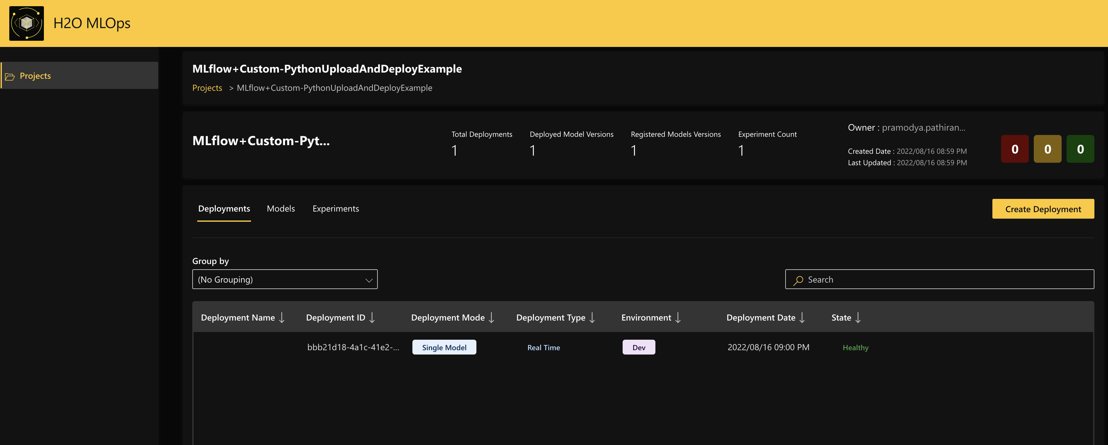 MLflow custom Python model
