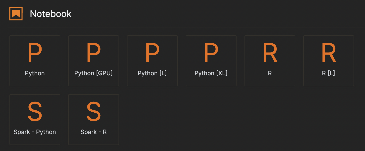 Available kernels