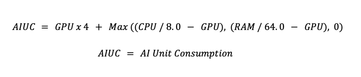 ai-unit-consumption-formula
