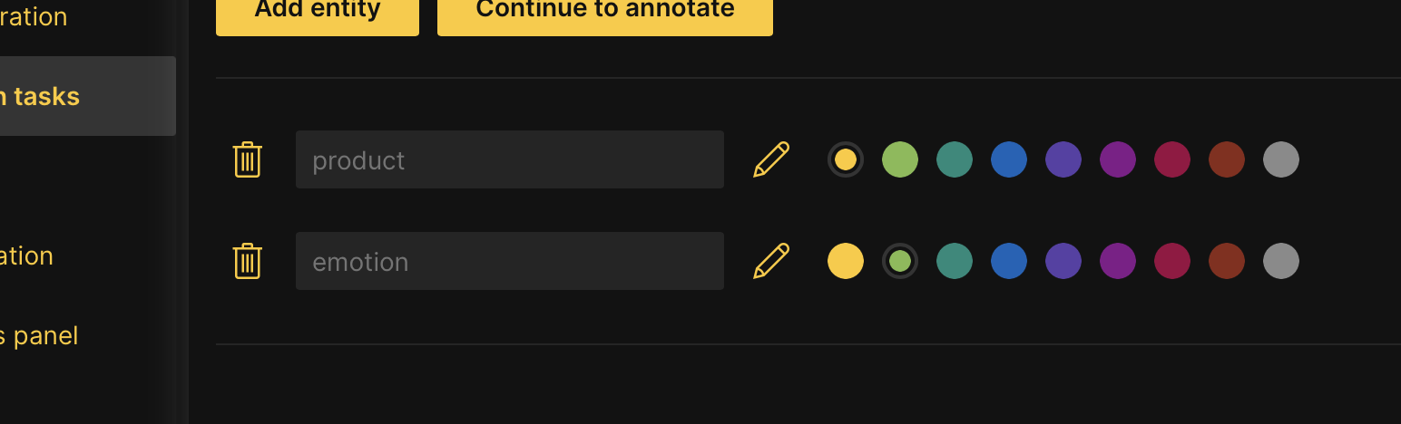 Text-entity recognition rubric