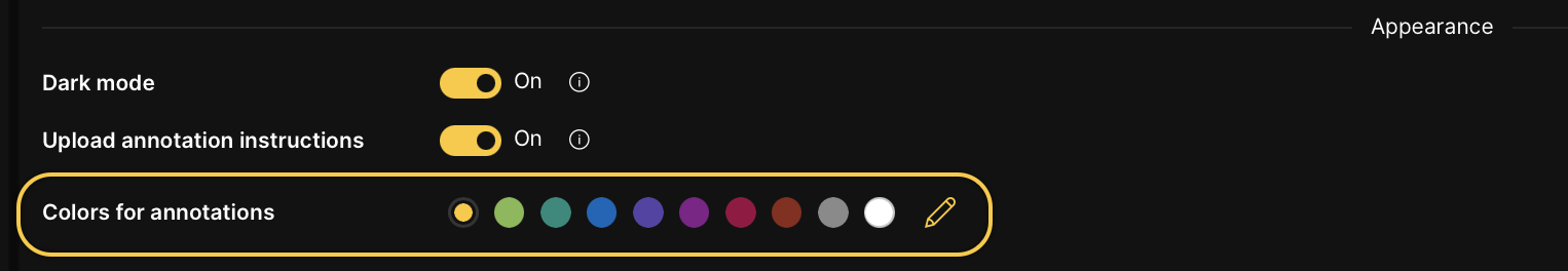 new color pallet